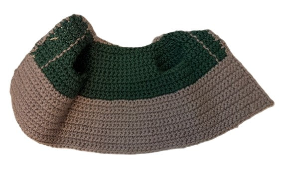 Handmade Emma Brunette Crochet Doll 14" Amigurumi 8-Piece Gift Set Age 8–12+