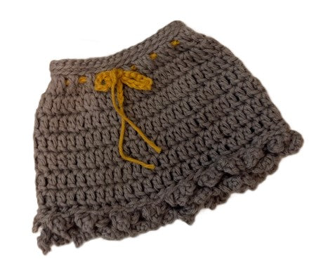 Handmade Emma Brunette Crochet Doll 14" Amigurumi 8-Piece Gift Set Age 8–12+