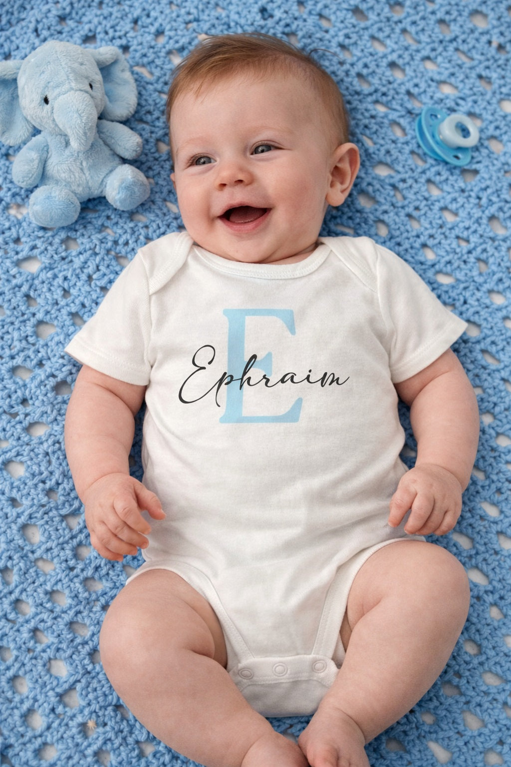 Personalized Monogrammed Baby Onesies, Birth Name Reveal, Coming Home Outfit, Newborn Photo Outfit, Take Home Outfit